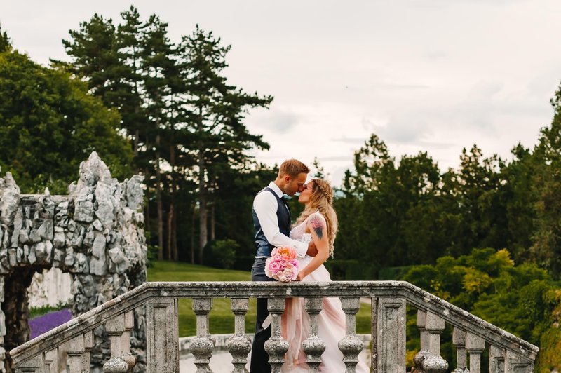 Poglejte si, kakšen je bil poročni dan Filipa Peska in njegove neveste Nastje (foto: Foto: Sonataphotographica)