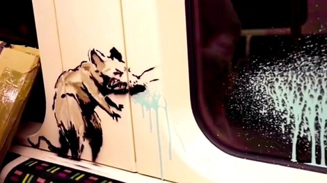 Banksyjeva zadnja umetnina uničena kot ’vandalizem’, čeprav je vredna milijone