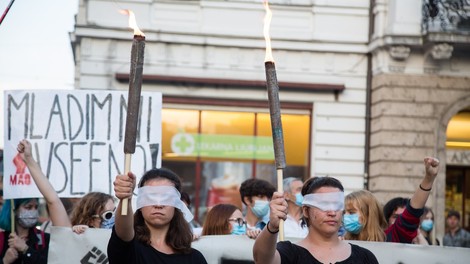 Protestniki v Ljubljani znova opozorili, da ima oblast ljudstvo