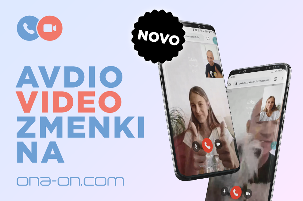Na zmenek prek interneta? Na ONA-ON.COM lahko - z Avdio Video zmenki! #video (foto: Promocijsko gradivo)
