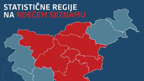Polovica Slovenije od petka v karanteni: Objavljamo natančen pregled vseh omejitev
