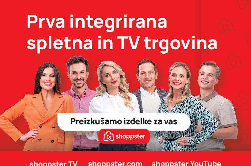Tukaj je Shoppster – prva spletna in televizijska trgovina v Sloveniji! (foto: Shoppster)