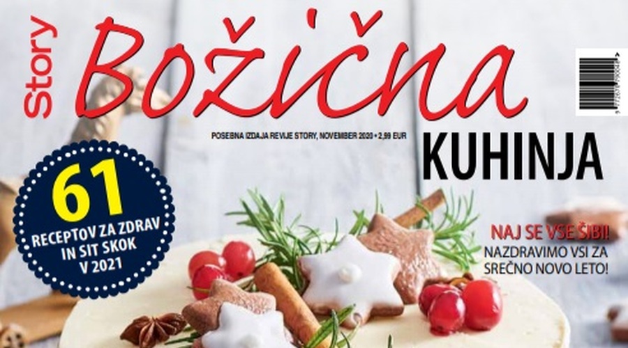 Story Božična kuhinja, na vas čaka kar 61 receptov za zdrav in sit skok v 2021 (foto: Story)