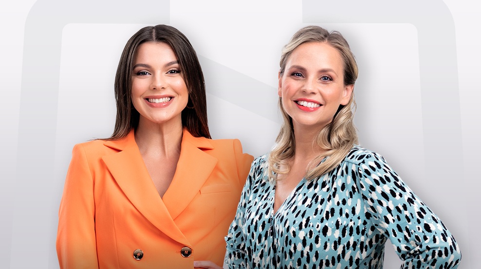 Soočenje: kako se igralka Vesna Ponorac in pevka Tinkara Fortuna znajdeta v vlogah televizijskih voditeljic