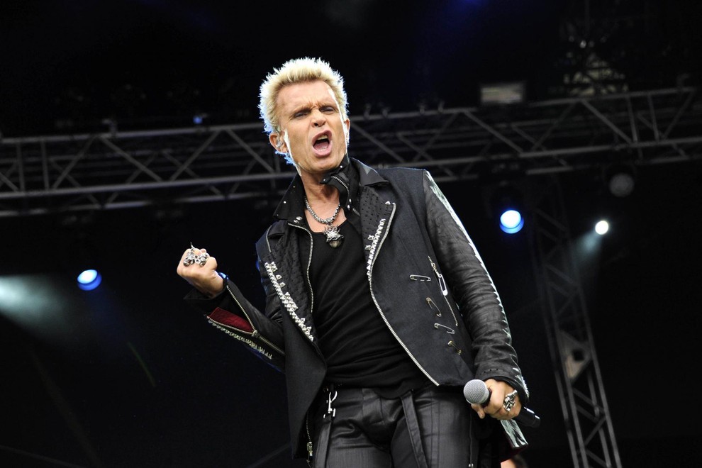 Billy Idol
<br>City Park Hamburg Open Air Concert, Hamburg, Germany - 19 Jun 2014,Image: 235792250, License: Rights-managed, Restrictions:, Model Release: no