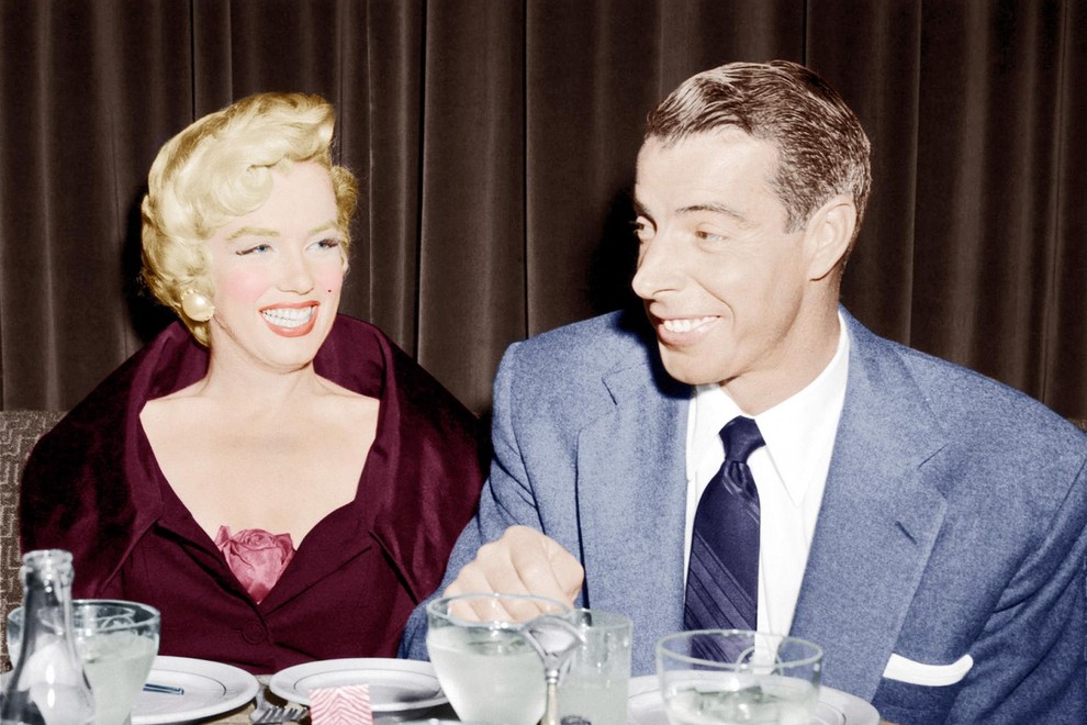 Marilyn Monroe in Joe DiMaggio