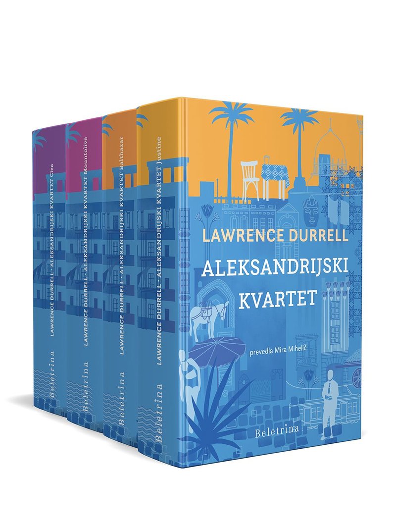 Lawrence Durrell: Aleksandrijski kvartet, kultni roman, ki je doživel nov ponatis (foto: Beletrina)