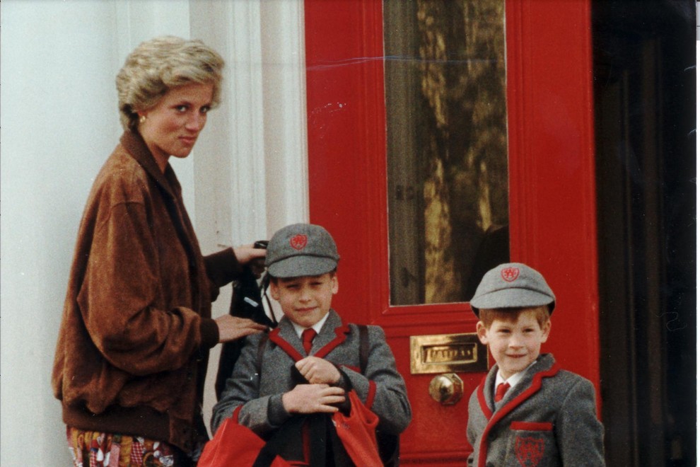 Princesa Diana je imela najraje na svetu svoja sinova Harryja in Williama.