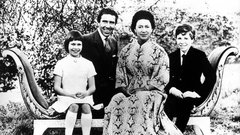 Ko so bili še srečna družina Anthony Armstrong-Jones, princesa Margaret z otrokoma Sarah in Davidom.