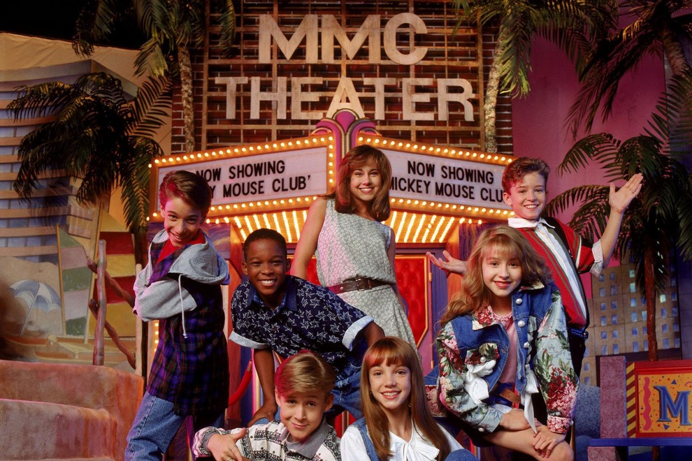 Mickey Mouse Club leta 1989: Christina Aguilera, Britney Spears, Ryan Gosling, Justin Timberlake in Marque Lynch.