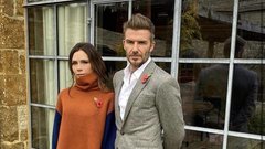 David Beckham in Victoria Beckham