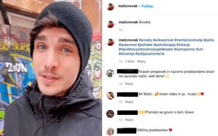 Od strahu do anksiozne motnje (ali, kako je Matic Novak to razložil v viralnem videu na Instagramu)