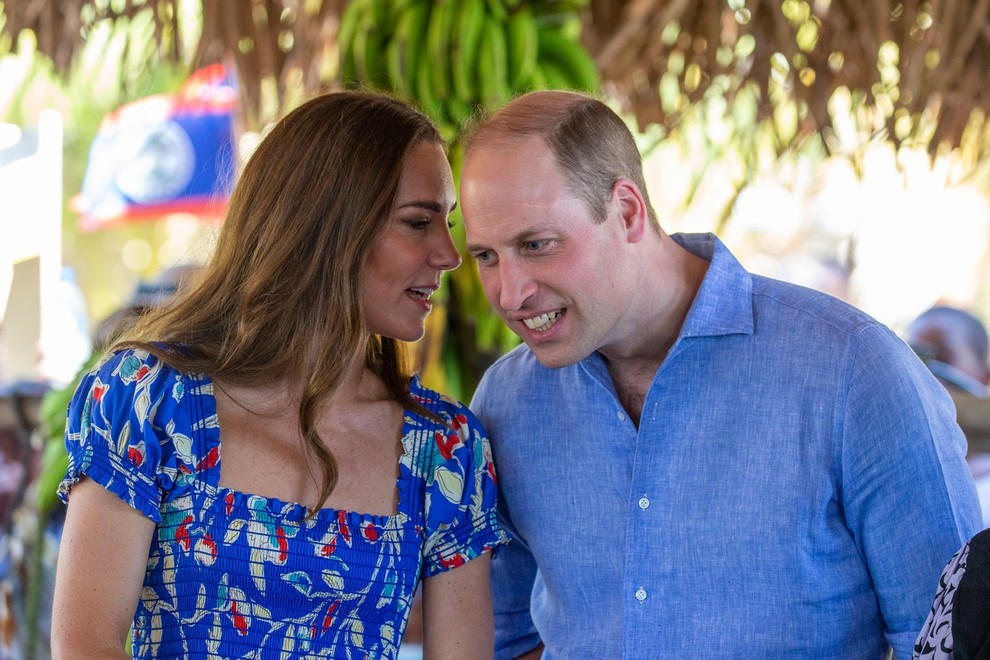 Kate Middleton in princ William sta se popolnoma sprostila.