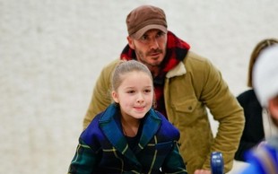 (Video) PRIKUPNA reakcija hčerke Davida Beckhama, ko je na parketu videla tega ZNANEGA športnika