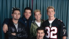 'N Sync - Chris Kirkpatrick, J C Chasez, Lance Bass, Joey Fatone in Justin Timberlake.