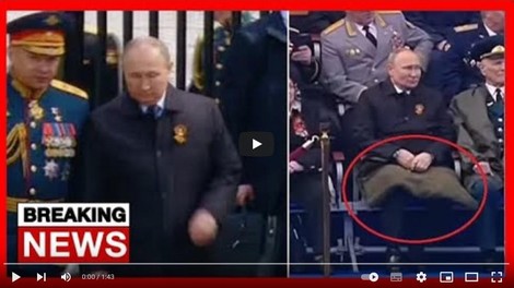 Šepa, kašlja, noge si pokriva z dekico … zaradi novih posnetkov spet govorice o Putinovem zdravju