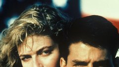 Kelly McGillis in Tom Cruise v prvem filmu Top Gun leta 1986.