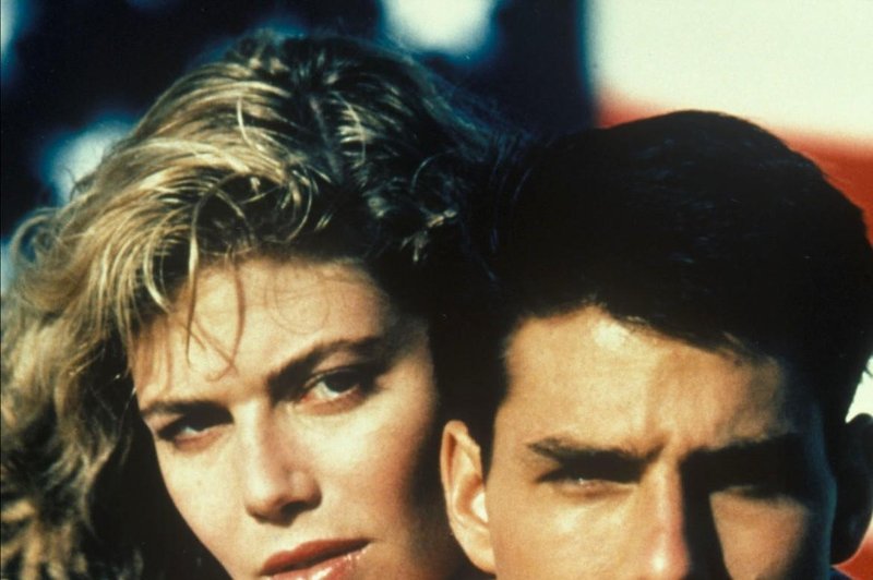 Kelly McGillis in Tom Cruise v prvem filmu Top Gun leta 1986. (foto: Foto: Profimedia Profimedia)