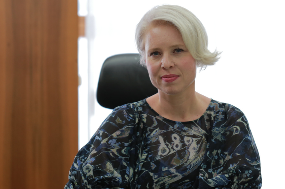 Urška Klakočar Zupančič je nagovorila svojce smrtnih žrtev v poplavah, res je pretresena (foto: Danijel Čančarevič)