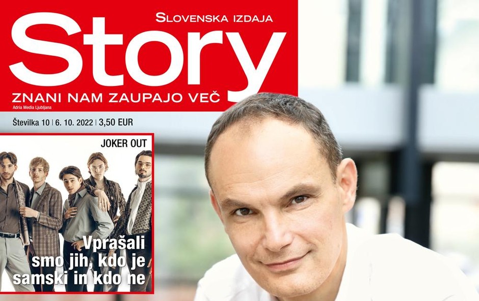 Iz nove Story: Predsedniški kandidat Anže Logar je v intervjuj zaupal marsikaj zanimivega (foto: Story)