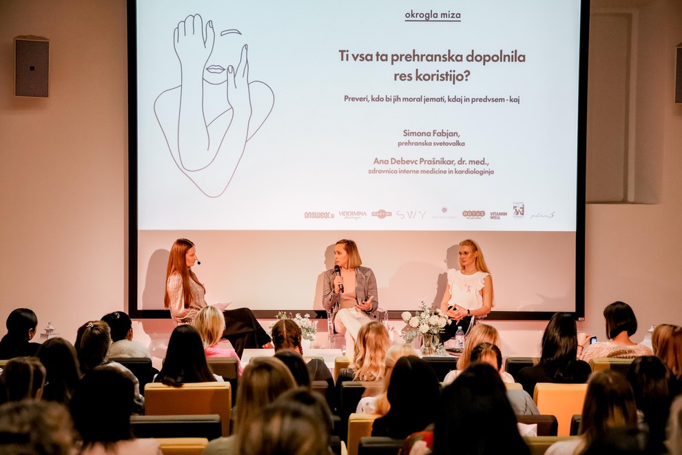... prehranskih dopolnil! Na njej je sodelovala Simona Fabjan, nekdanja profesionalna odbojkarica in personalizirana prehranska svetovalka, ter Ana Debevc Prašnikar …