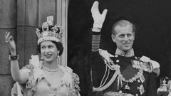 Pozdrav iz Buckinghamske palače takoj po kronanju Elizabete za kraljico.