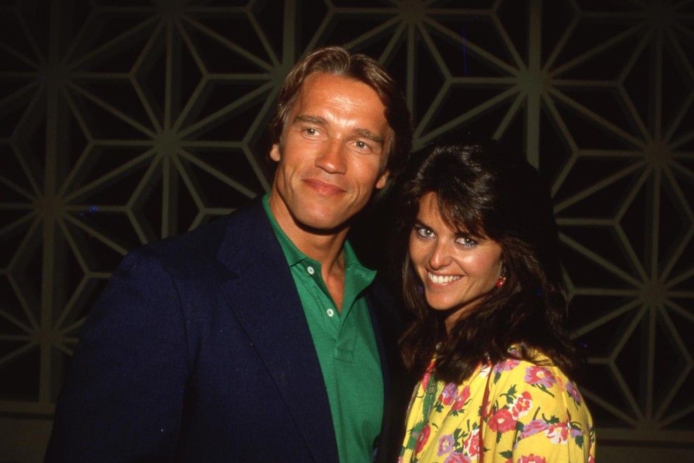 Arnold Schwarzenegger in Maria Shriver.