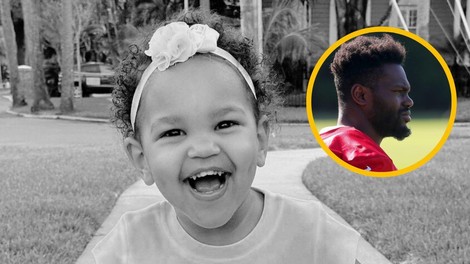 Po smrti dveletne hčerke se je oglasila družina športnega zvezdnika