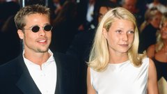 <p>DVOSTRANSKA</p>

<p>Gwyneth Paltrow in Brad Pitt</p>