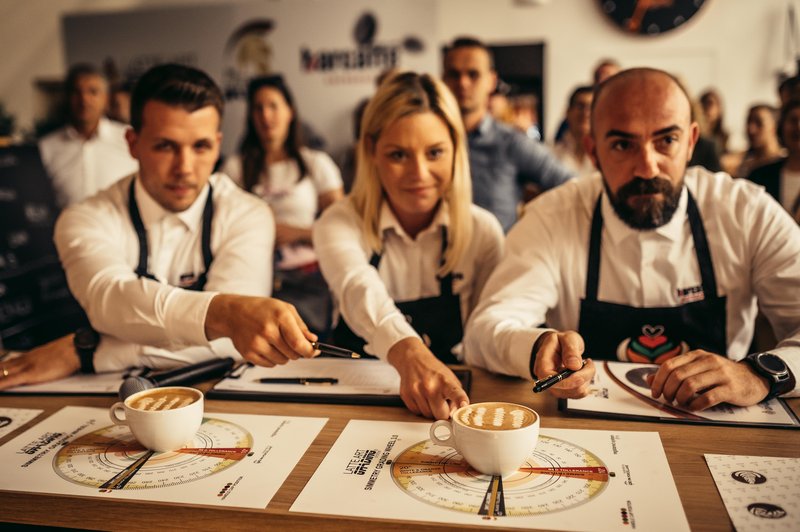 Slovenija bo na svetovno prvenstvo v Italijo poslala tri zmagovalce latte arta (foto: promocijska fotografija)