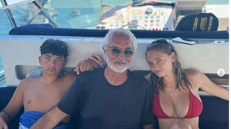Milijarder Flavio Briatore končno v dobrih odnosih s hčerko, ki jo ima z manekenko Heidi Klum