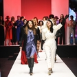 Glasbena in modna ikona Anja Rupel navdušila v Beogradu na Tednu mode