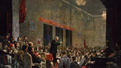 
                                                         Lenin govor