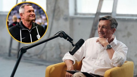 Spektakel v praznični Ljubljani: priljubljeni Pahorjev podkast navdiha prvič v živo, gost nogometni heroj Matjaž Kek