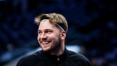 Luka Dončić na tekmi lige NBA