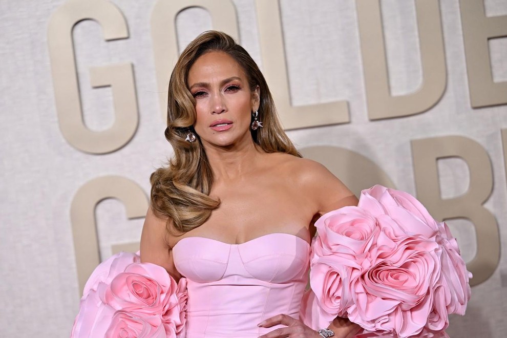Jennifer Lopez na podelitvi zlatih globusov