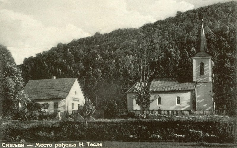 Rojstna hiša Nikole Tesle v hrvaškem mestecu Smiljan.