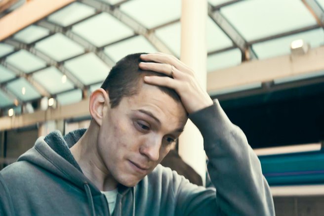Tom Holland živčnost stres napetost jok žalost