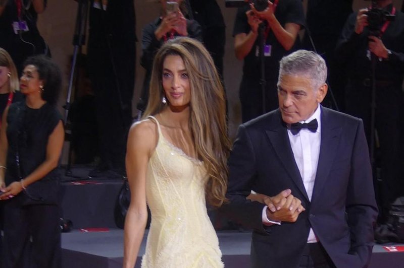 Amal Clooney in George Clooney (foto: Profimedia)