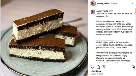 Ni vam jih treba kupovati: TAKO sami naredite domače Milch-Schnitte