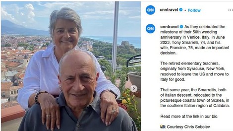 Upokojencema je dopust v Italiji popolnoma spremenil življenje: "Ne greva več domov! Tu je vse ceneje."
