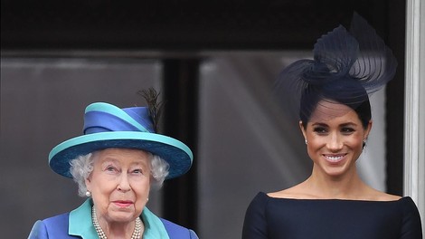 Meghan Markle in kraljica Elizabeta