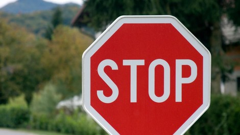 Stop znak.