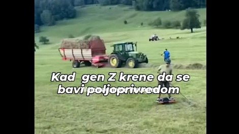 Ko generacija Z začne kmetovati: Fant pokaže, kako to delati lažje in pametneje