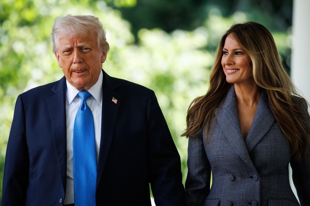 'Ne živita več skupaj': Donald Trump in Melania potrdila tisto, o čemer se je mesece govorilo (foto: Profimedia)