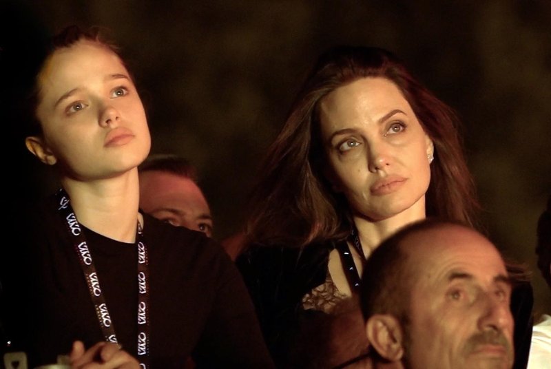 Angelina Jolie s hčerko.