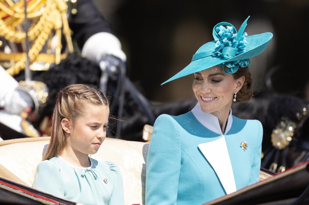 Kate Middleton s hčerko Charlotte (foto: Profimedia)