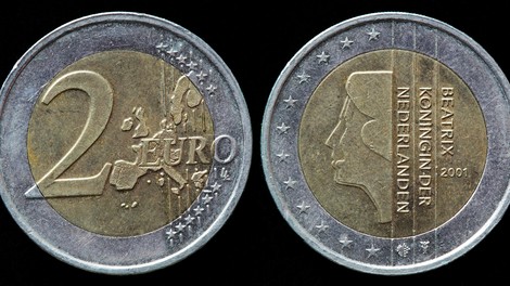 Kovanec za 2 evra.