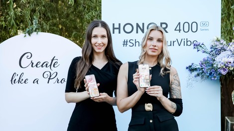 Pozabite na kompromise - zakaj serija Honor 400 že navdušuje tudi najbolj zahtevne digitalne ustvarjalce