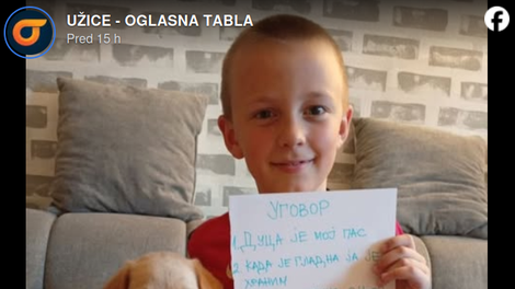 Bi vaš otrok podpisal takšno pogodbo? Deček se je z vsem strinjal, le da bi dobil psa